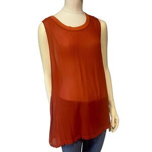 Revolve LACAUSA DAD'S SHIRT Rust color